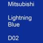 Preview: Mitsubishi, Lightning Blue, D02.